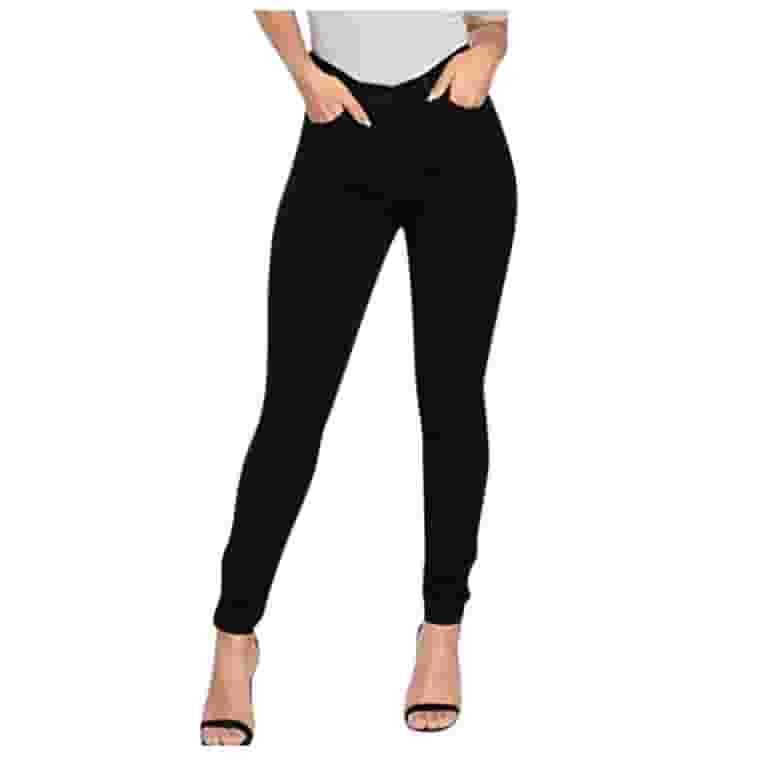 Casual Pocket Regular High Waist Pencil Trousers(3 Colors) Casual Pocket Regular High Waist Pencil Trousers(3 Colors)