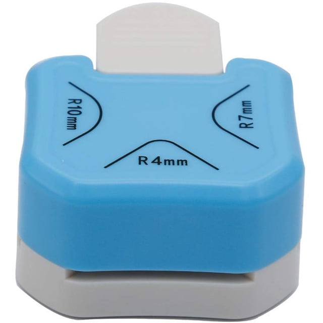 3-in-1 Paper Corner Punch - Round Cuts 4mm, 7mm & 10mm - For scrapbooking & card making