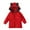 Red, variant on Edvintorg 12M-6Y Toddler Winter Clothes Jacket for Kids Boys Girls Fashion Cute Solid Color Keep Warm Zipper Bear Ear Hooded Jacket Coat Children's Clothing
