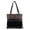 Black, variant on Stylish Tote Bag Tooled Embroidered Collection with Fringe Design Perfect for Everyday Use, Tan