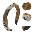 thumbnail image 3 of Unique Bargains 1 Pc Ditsy Floral Headbands for Women Brown, 3 of 6