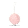 thumbnail image 3 of OEFNTAC Christmas Decoration Hanging Ball 5cm Red Pink White Soft Yarn Cozy Mini Tree Ornament Handmade Look Decorative Accent Reusable For Party Holiday 1.97x1.97x1.97in, 3 of 6