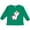 Kelly Green, variant on Inktastic Cute Little Unicorn With Red And Pink Mane, Hearts Girls Long Sleeve Toddler T-Shirt