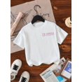 thumbnail image 1 of Girls' Pony Club Graphic T-Shirt - "I'm Gonna Keep on Dancing" Double-Sided Print, Soft Cotton Blend, Comfortable & Versatile for Spring/Summer/Fall, Cute T Shirt, Knit, 1 of 5