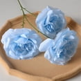 thumbnail image 4 of Fake Flowers 3 Head Rose Artificial Bouquet Mixed Color Faux Floral Stems Wedding Table Centerpiece Decor for Home Table Arrangements Bridal Shower Party Decor 25.98 Inch 1Pcs, 4 of 8
