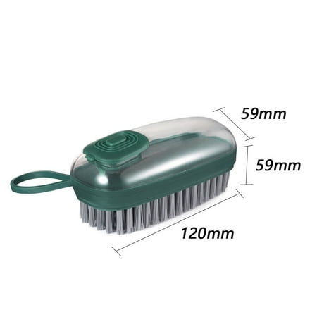 

Laundry Cleaning Brush Automatic Liquid Add Brush Household Hard Wool Shoes Laundry Tool Kitchen Pot Washing Soft Brush