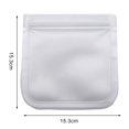thumbnail image 2 of Sac de Rangement Alimentaire Durable Réutilisable Transparent Sac de Conservation de la Fraîcheur Double Fermeture Éclair Sac Scellé Sac à Sandwich Étanche Contenant de Rangement Alimentaire Lavable, 2 of 8