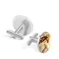 thumbnail image 3 of Deer Stylish Stainless Steel Men's Cufflinks for Shirts and Suits - for Formal Occasions, 3 of 6