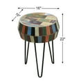 thumbnail image 2 of Greenage Reclaimed Wood End Table, 16" x 16" x 22" H, Drum Square, 2 of 11