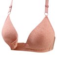 thumbnail image 2 of Dwaogom Womens Bras Comfortable Wireless Push Up Bra Seamless Full Coverage No Underwire Bralettes for Women with Support Women Bra Large And Thin With Side Folding And Fading Full Cup Bra, 2 of 3