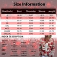 thumbnail image 3 of WTOBBY Women's Fashion Printed Long Sleeve Knitted Cardigan Button Down Jacket, Christmas Pattern Warm and Soft Outerwear for Casual and Party Wear,Army Green L, 3 of 7