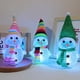 thumbnail image 4 of ¡Descuentos Sorprendentes!, Muñeco de nieve de Navidad, regalo para niños, Nochebuena, luz de noche colorida, pequeño regalo decorativo Akmoler, 4 of 9
