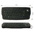 thumbnail image 7 of E30 2.4GHz Wireless Keyboard with Trackball Mouse Scroll Wheel Remote Control for Android Smart TV PC Notebook Black, 7 of 7