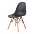 thumbnail image 1 of Silla Replica Eames Negra Sala Comedor Cocina Estilo Minimalista DIB CARPET & HOME MSI002-1000/102, 1 of 4