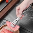 thumbnail image 6 of Grill Meat Tongs,Stainless Steel Food Tongs Outdoor Barbecue Tongs Baking Bread Tongs Roast Steak Tongs, 6 of 9