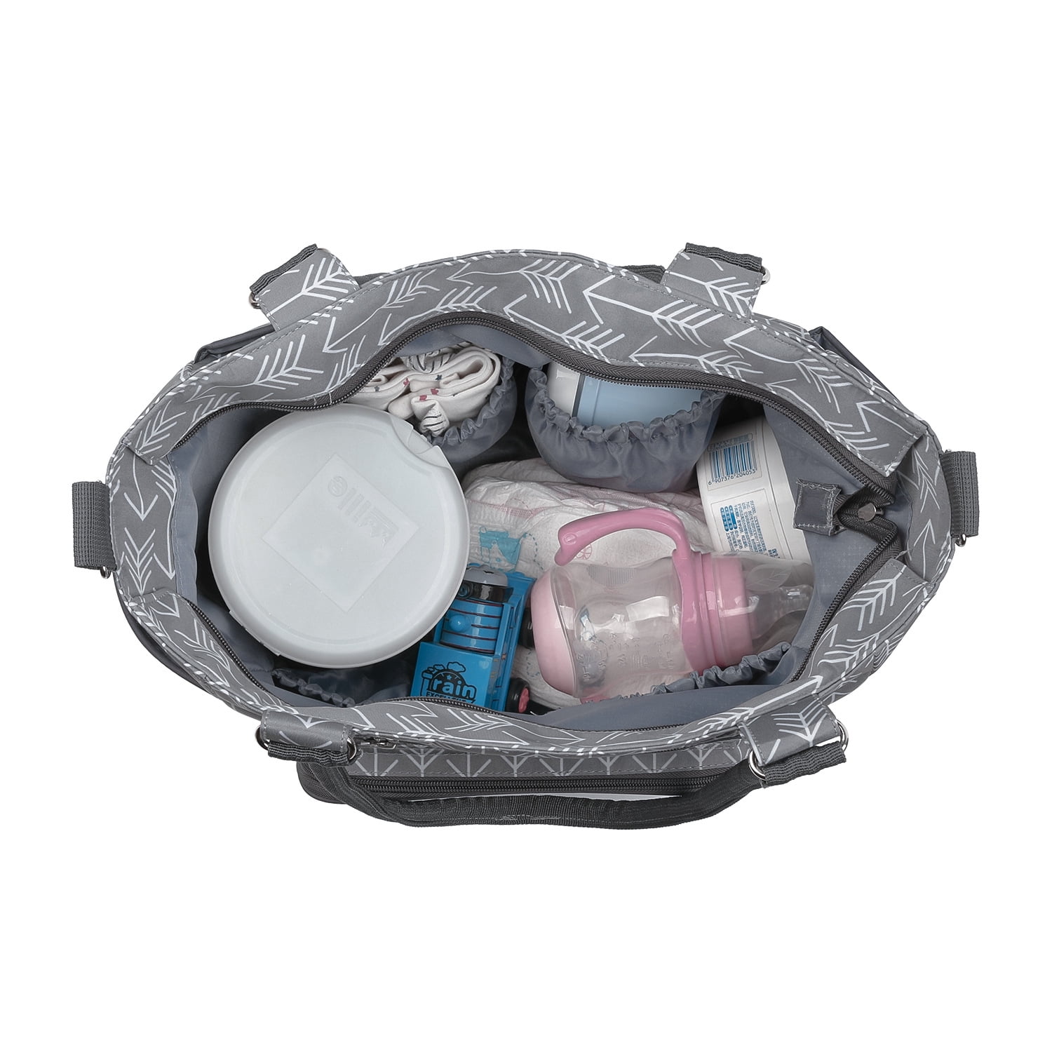 SPEKSEE Versatile Large Capacity Mommy Bag Diaper Tote with Multiple Accessories for Outdoor Use