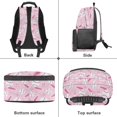 thumbnail image 6 of Yspwyqan Baseball Backpack for Girls 6-8, Pink Bow 17" Lightweight School Backpack with Front Pocket, Adjustable Straps, Cute Print School Bags for Preschool Kindergarten, 6 of 7