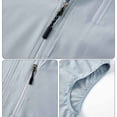 thumbnail image 6 of Kalauyu Sleeveless Zip Up Vest for Men Stand Collar with Multi Zipper Pocket Casual Lightweight Outdoor Fishing Hiking Waistcoat, 6 of 9
