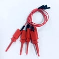 thumbnail image 4 of 5 piezas analizador lógico Cable sonda prueba gancho Clip línea hembra a hembra rojo Cola Analizador lógico Línea de gancho de prueba, 4 of 7