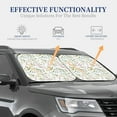thumbnail image 4 of Haiem Aerial Flora Car Windshield Sun Shade (2 Pieces) Foldable Windshield Sun Shade Car Accessories for Truck SUV Pickup-Large, 4 of 7