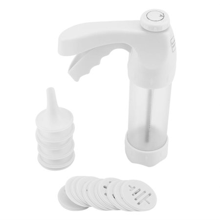 

Kritne Biscuit Maker Cookie Press Machine Piping Nozzles Gun Home Decorating Cake Set Cookies Machine