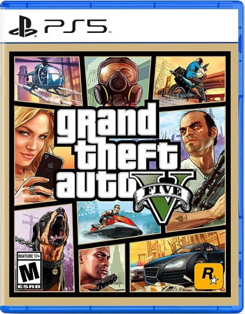 Sony PlayStation 5 Console (PS5 Disc Console) with GTAV