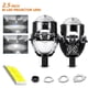 thumbnail image 4 of 2.5 Inch Bi Led Projector Lens for H4 H7 9005 9006 Led Lenses Car Headlight Bulbs 8000LM 6000K White with Hi/Lo Beam LHD, 4 of 5