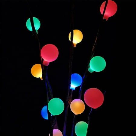 

Ball Solar Powered Tree Branch Light Garden Light LED Light Patio Decor 1 Set