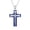8-3-Lapis Lazuli Cross, variant on Cross Necklaces for Men 925 Sterling Silver Lapis Lazuli Pendant Three Nail Cross Necklace Christian Jewelry Gifts for Men Husband Brother 22" 2"