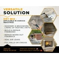 thumbnail image 3 of GIRtech Refractory Cement Dry Mix Mortar 10 LB 3110 Degree °F High Temp Heat Resistant Mortar for Repairing & Masonry, Fire Brick Lining Fire Pit, Fireplace, Kiln, Furnace, Forge, 3 of 6