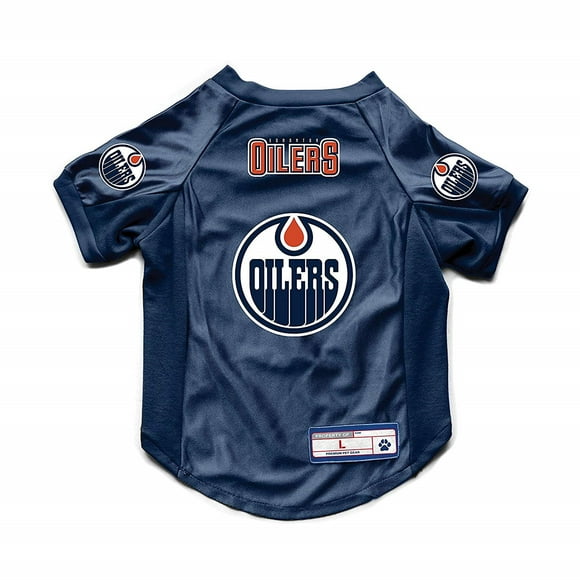 Littlearth Maillot Extensible Unisexe-Adulte LNH Edmonton Oilers pour Grands Chiens, Couleur de l'Équipe, Grand Chien