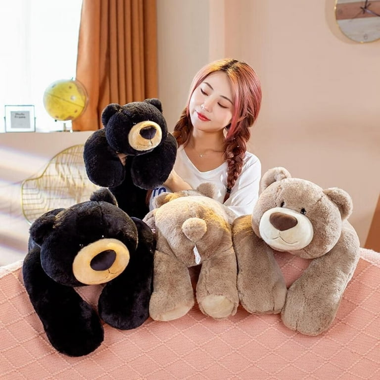 LotFancy Teddy Bear Stuffed Animal, 6 Pack 10 in Bulk Bear Plush Toy Gifts  for Kids Baby,Brown, Beige