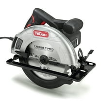 Hyper Tough 12 Amp Corded 7-1/4 inch Circular Saw with Steel Plate Shoe, Adjustable Bevel, Blade & Rip Fence, New Condition
