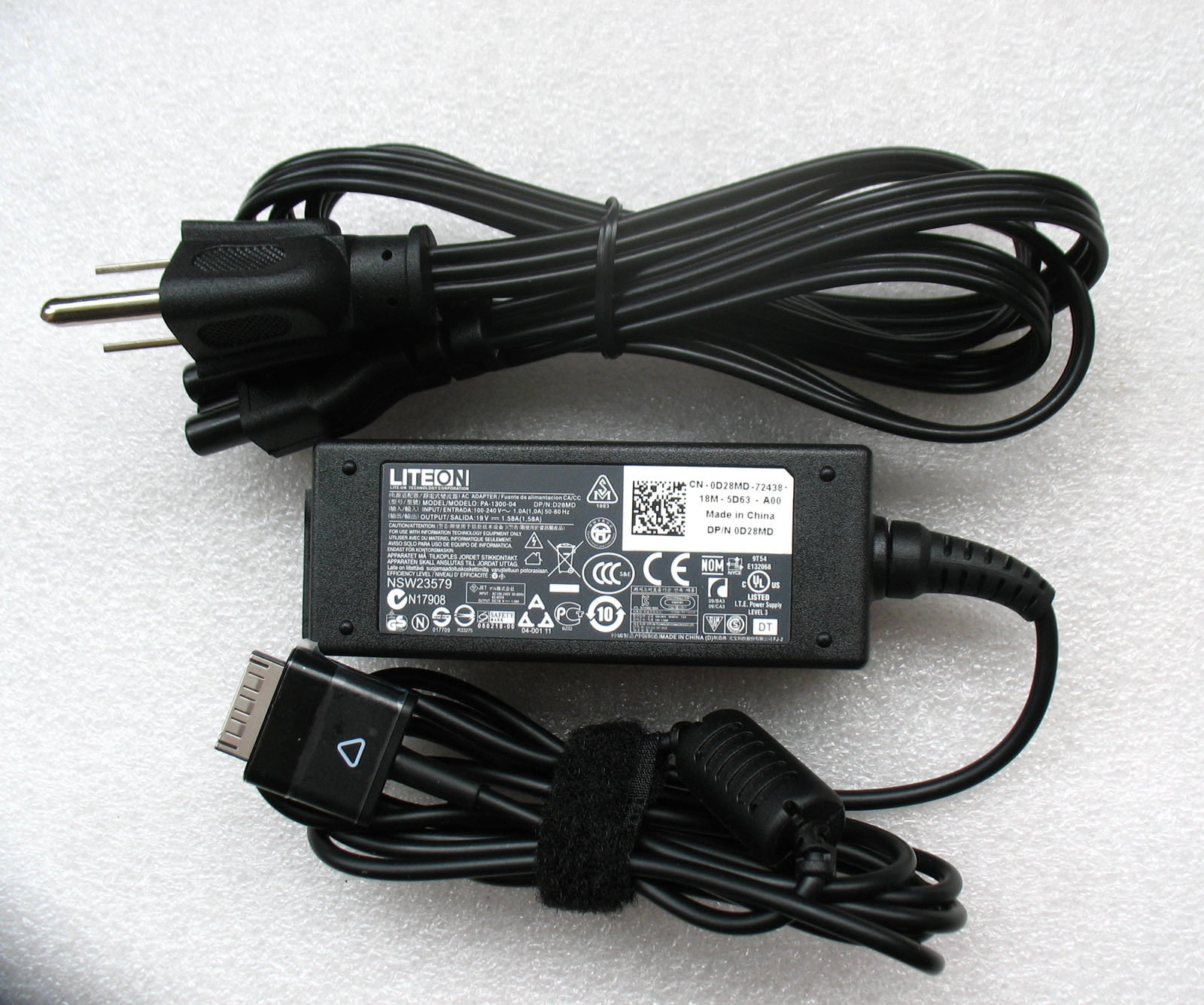 Dell 10 XPS 10 Tablet (J42A) Laptop Charger AC Adapter Power Cord 19.0V 1.58A - Walmart.com