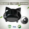 thumbnail image 4 of Cuenco de agua para gatos, cuencos anchos para alimentación de gatos, para aliviar el estrés de la fatiga de los bigotes, cuenco para mascotas, perros, gatos, conejos, cachorros, material seguro de, 4 of 8