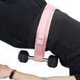 thumbnail image 1 of Cinturón De Empuje De Cadera Bandas de nailon para muslos con soporte de peso ajustable para gimnasio Fitness (rosa), 1 of 6