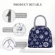 thumbnail image 4 of Disketp Snowflakes2 Bolsa Térmica para Almuerzo, Lonchera con Abertura Amplia y Gran Capacidad, Organizador Reutilizable para Mujeres, Hombres y Adultos, 4 of 6