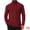 Red, variant on Men's Solid Turtle Neck Warm Knitted Pullover Sweater XL Red
