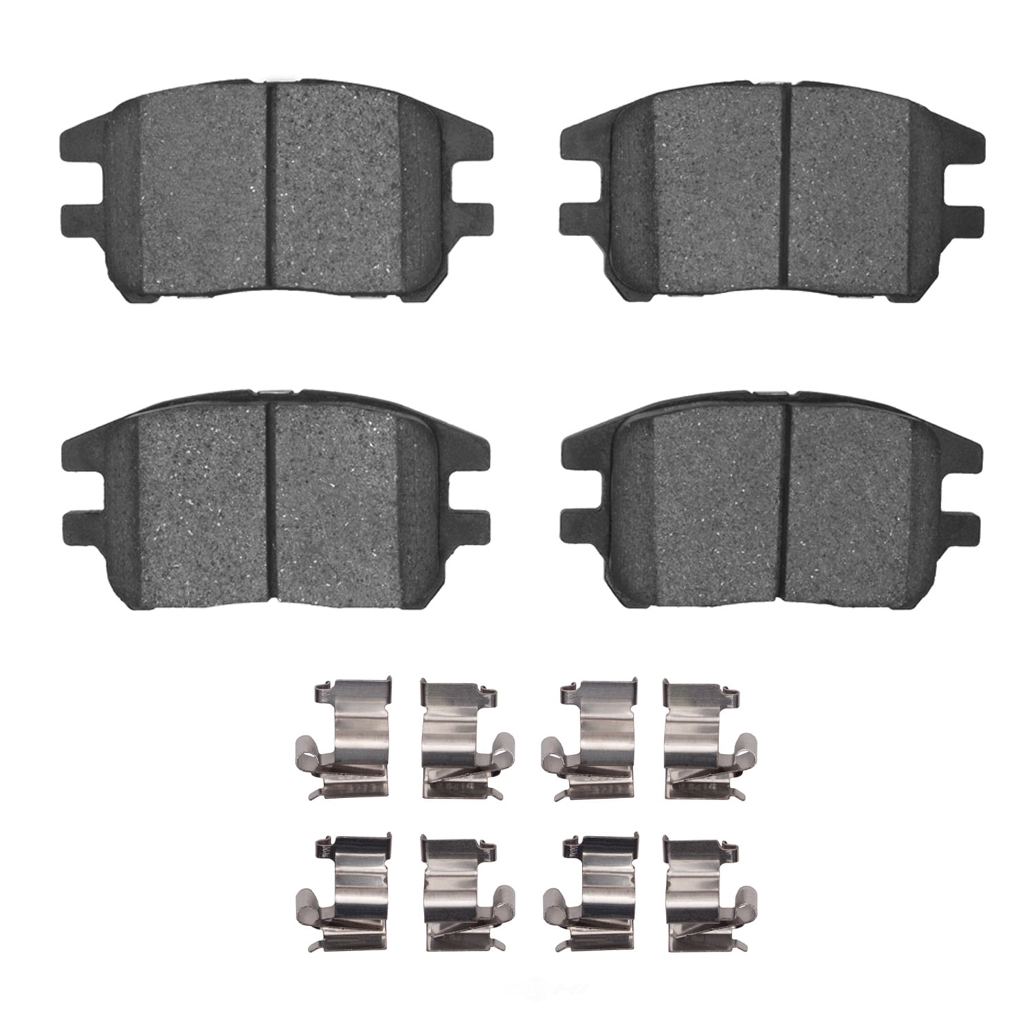 Dynamic Friction Company 1551-0930-01 DFC 5000 Advanced Brake Pads - Ceramic and Hardware Kit - OE