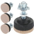 thumbnail image 4 of SOPOTUTU 8Pcs Black Cylindrical Furniture Height Adjusters for General Users 1.77X1.18X1.18In, 4 of 8