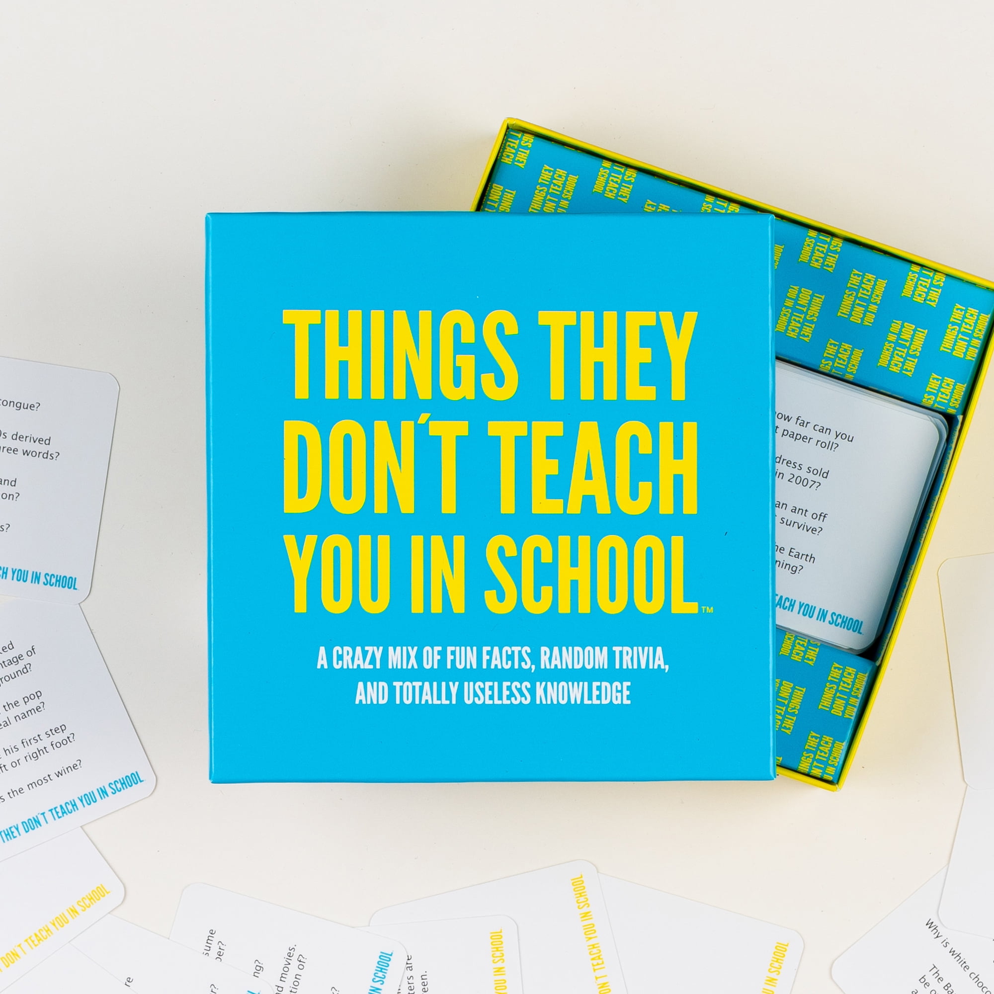 Things They Don't Teach You in School A Party Trivia Game by Hygge Games