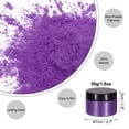 thumbnail image 2 of Uxcell 50g/1.8oz Mica Powder for Epoxy Resin Kit Casting Resin, Iridescent Purple, 2 of 6