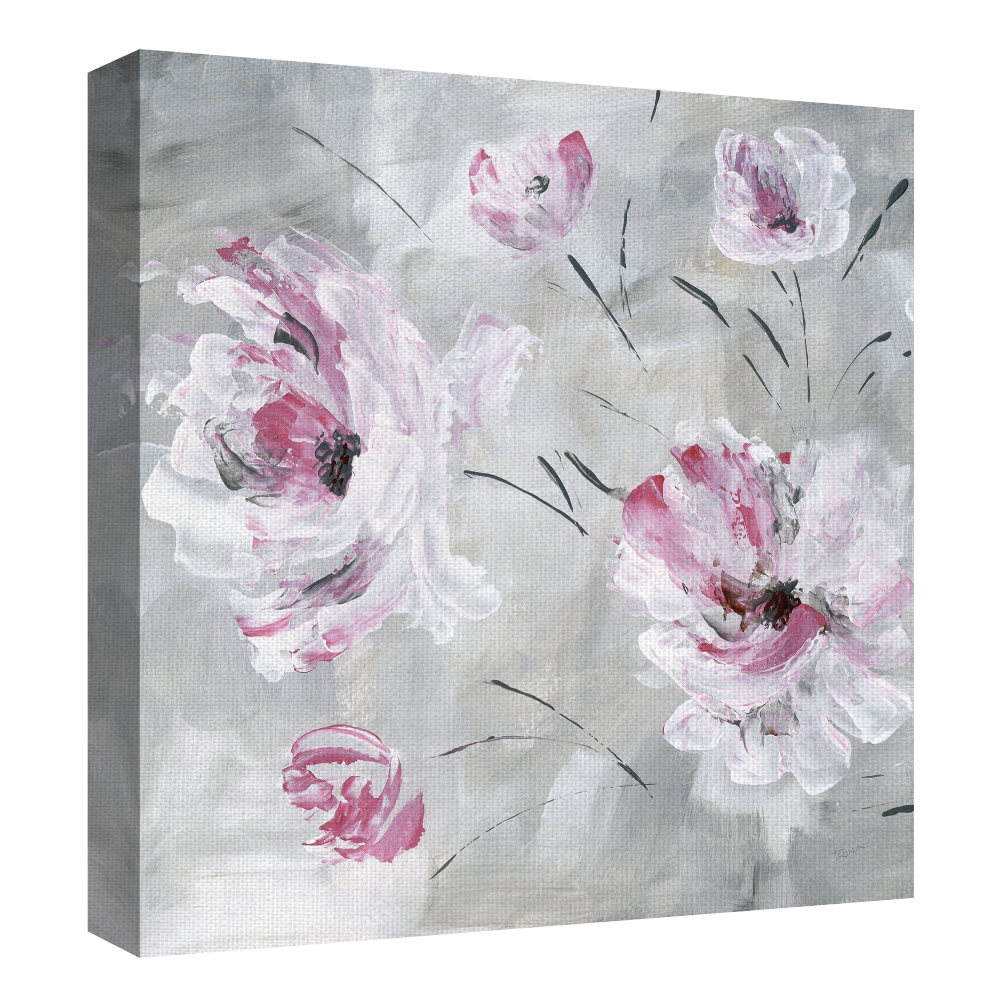 Masterpiece Art Gallery Blush Bloom I By Katrina Craven Canvas Art Print 35" x 35"