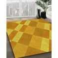 thumbnail image 3 of Ahgly Company Machine Washable Indoor Rectangle Transitional Neon Orange Area Rugs, 6' x 9', 3 of 7