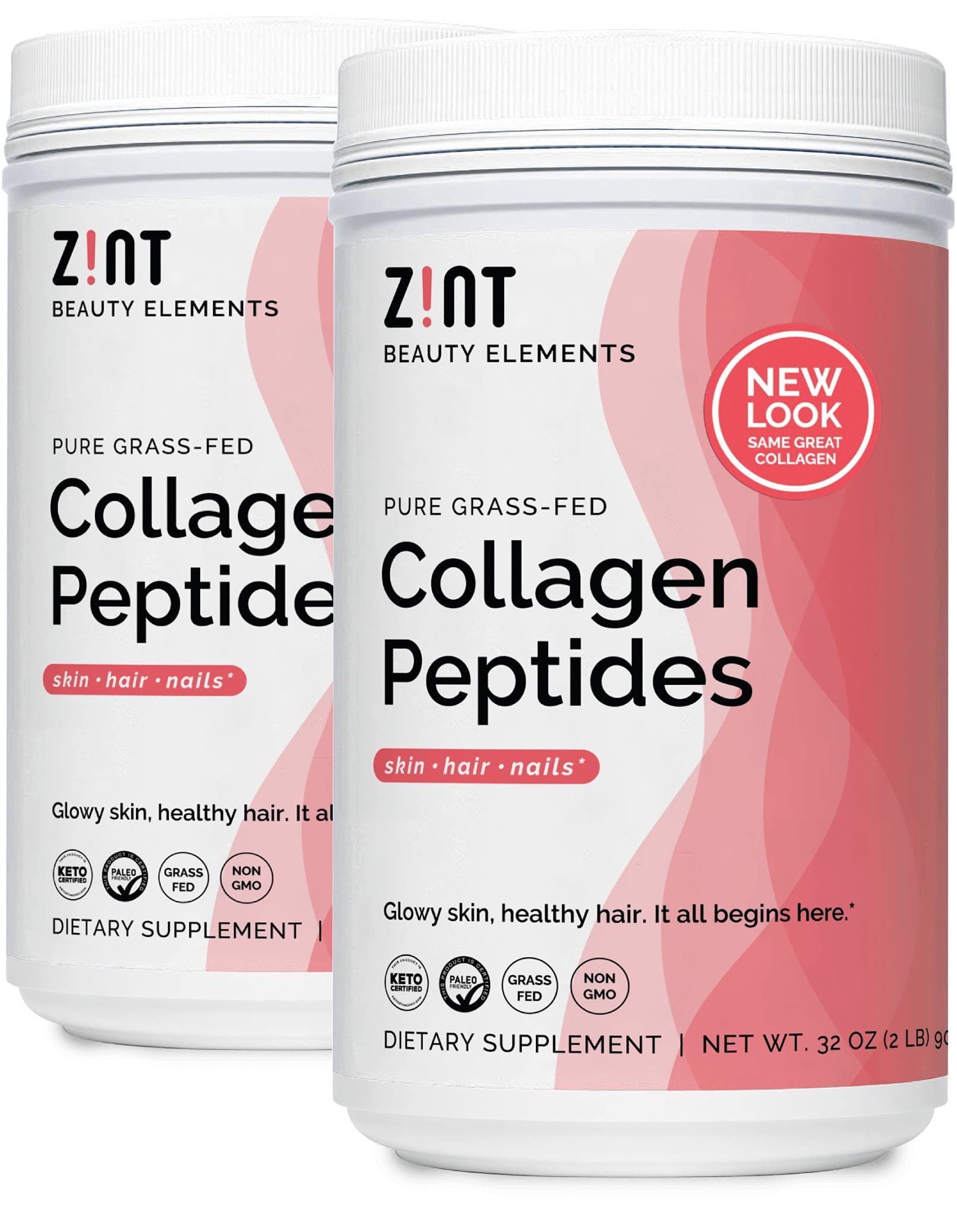 Zint Collagen Peptides Powder: Paleo & Keto Certified - Granulated ...
