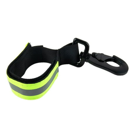 

Adjustable Firefighter Glove Straps Green Reflective Trim Buckle Glove Storage