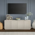 thumbnail image 2 of Evelyn&Zoe Hanson Rectangular TV Stand for TV's up to 75", Alder White, 2 of 12