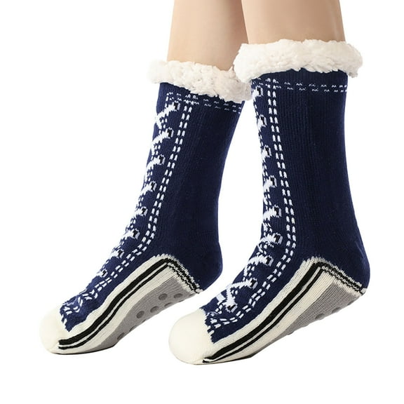 sususu Warm Socks,Slipper Socks for Women With Non Lined Slipper Socks