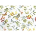 thumbnail image 3 of Colorful Butterflies Dragonflies Among Blossoming Garden Floral Design Vinyl Flannel Back Tablecloth (52" x 70" Oblong), 3 of 4