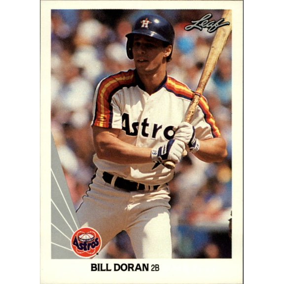 Collectible 1990 Leaf #161 Bill Doran MLB Baseball Trading Card